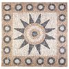 vidaXL Azulejos de mosaico con patr&oacute;n de flores Multicolor