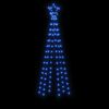 vidaXL Árbol de Navidad con pincho 108 LED azul 180 cm