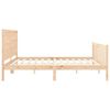vidaXL Estructura de cama sin colch&oacute;n madera maciza de pino 200x200 cm