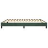 vidaXL Estructura Estructura de cama con somier terciopelo verde oscuro 180x200 cm