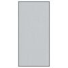 vidaXL Felpudo Gris y Negro 120 x 250 cm 100% Poliamida