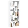vidaXL Librer&iacute;a divisora madera ingenier&iacute;a blanca 67x25x161,5 cm