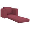 vidaXL Sof&aacute; cama Rojo vino 98 x 71 x 83 cm tela