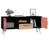 vidaXL Mueble de TV con puertas madera contrachapada 105x30x45 cm