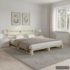vidaXL Estructura cama palets sin colch&oacute;n madera maciza pino 200x200cm