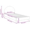 vidaXL Cama para ni&ntilde;os con cabecero Rosa 90 x 190 cm Tela de Oveja