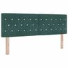 vidaXL Cabecero Verde oscuro 144 cm Terciopelo
