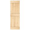 vidaXL Puerta NARVIK Natural 70 x 210 cm Madera de Pino S&oacute;lido