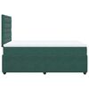 vidaXL Cama box spring con colch&oacute;n terciopelo verde oscuro 120x190 cm