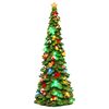 vidaXL &Aacute;rbol de Navidad con luces SALO 16,5 x 15,5 x 40 cm Resina