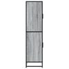 vidaXL Aparador alto madera de ingenier&iacute;a gris Sonoma 68x35x139 cm