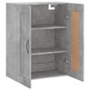 vidaXL Armario de pared madera ingenier&iacute;a gris hormig&oacute;n 69,5x34x90 cm