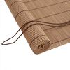 vidaXL Estor enrollable Marr&oacute;n 160 x 160 cm Bamb&uacute;