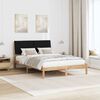 vidaXL Estructura de cama Marr&oacute;n 135 x 190 cm Madera de pino macizo