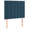 vidaXL Cama box spring con colch&oacute;n terciopelo azul oscuro 120x200 cm