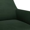 vidaXL Sillas de comedor 6 unidades terciopelo verde oscuro