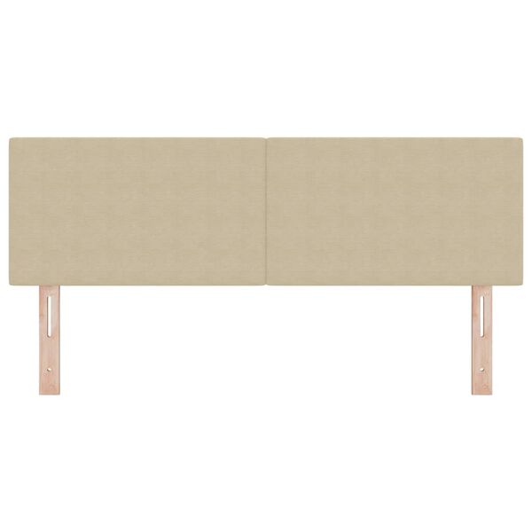 vidaXL Cabecero con cabecera Verde Claro Gris 160 cm Cuero sint&eacute;tico