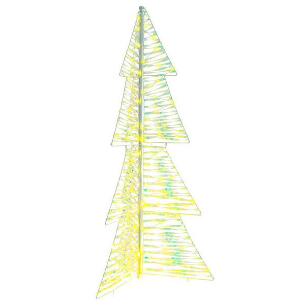 vidaXL &Aacute;rbol de Navidad con 160 LED C&aacute;lido 150 cm PET