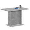 FMD Mesa de comedor gris hormig&oacute;n 110 cm