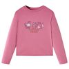 vidaXL Camiseta infantil de manga larga frambuesa 104