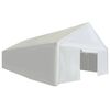 vidaXL Carpa de almacenaje PE blanco 5x10 m