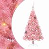 vidaXL &Aacute;rbol de Navidad Artificial Preiluminado Rosa 120 cm PVC