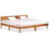 vidaXL Estructura de cama sin colch&oacute;n madera maciza 200x200 cm
