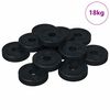 vidaXL adecuado para arandelas planas 36000 pcs Negro &empty;15 x 3 mm
