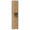 vidaXL Juego de Muebles de Ba&ntilde;o TULUM Roble artesanal