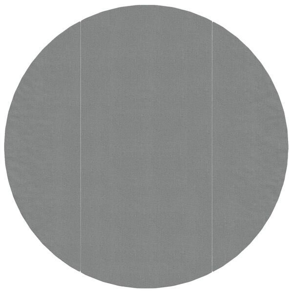 vidaXL Tapiz de suelo piscina geotextil de poliéster gris claro Ø366cm
