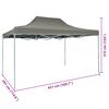 vidaXL Carpa pleglable Pop-Up gris antracita 3x4,5 m