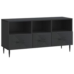 vidaXL Mueble de TV Negro 102 x 34,5 x 50 cm Madera de Ingenier&iacute;a