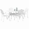 vidaXL Conjunto de Comedor de Jard&iacute;n 5 pcs Aluminio