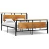 vidaXL Estructura de cama sin colch&oacute;n metal 160x200 cm