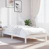 vidaXL Estructura de cama madera maciza de pino blanco 90x200 cm