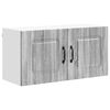 vidaXL Panel de lavaplatos Kalmar Gris Sonoma 80 x 31 x 40 cm