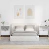 vidaXL Armario de Noche 2 pcs Blanco brillante 49 x 36 x 61 cm