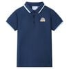 Polo infantil azul oscuro 116