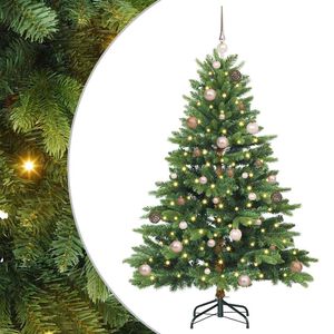 vidaXL &Aacute;rbol de Navidad artificial con 150 LED Verde 150 cm PE y PVC