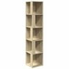 vidaXL Mueble de esquina madera ingenier&iacute;a roble Sonoma 33x33x164,5 cm