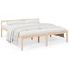 vidaXL Cama para personas mayores madera maciza de pino 200x200 cm