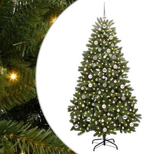 vidaXL &Aacute;rbol de Navidad artificial con ramas articuladas Verde 180 cm
