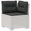 vidaXL Sill&oacute;n Individual de Jard&iacute;n con Cojines Apariencia de Ratan PP