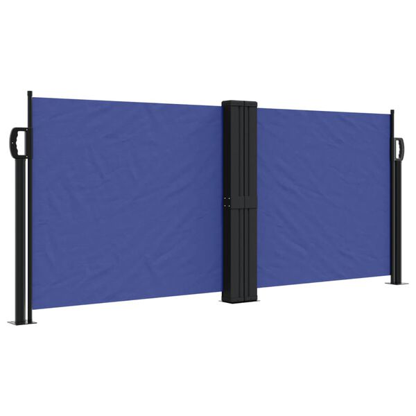 vidaXL Toldo lateral retr&aacute;ctil azul 100x600 cm