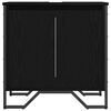 vidaXL Gabinete de Lavabo para Baño Roble Negro 60 x 35 x 60 cm