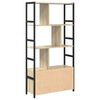 vidaXL Estante de libros Roble Sonoma 80 x 30 x 155,5 cm