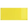 vidaXL Salpicadero de cocina 2 pcs Amarillo 110 x 50 cm