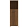 vidaXL Armario de baño madera contrachapada roble marrón 30x30x95 cm