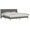 vidaXL Estructura de cama Liso con cabecera placa de conexi&oacute;n