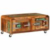 vidaXL Mesa de centro madera maciza reciclada 85x55x40 cm